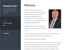 Tablet Screenshot of francisfish.com